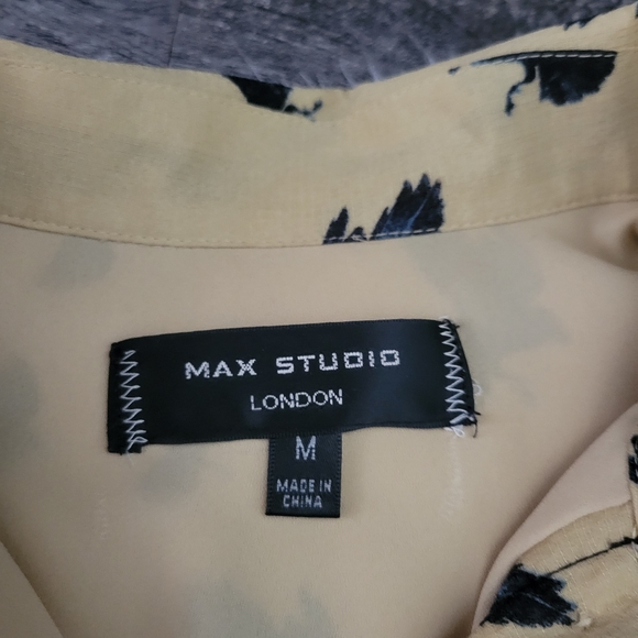 Max Studio London Bird Print Dress size Medium - Picture 12 of 15